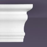 Style 4 | Flat Back | Dead End Square Right | Foam Crown Molding