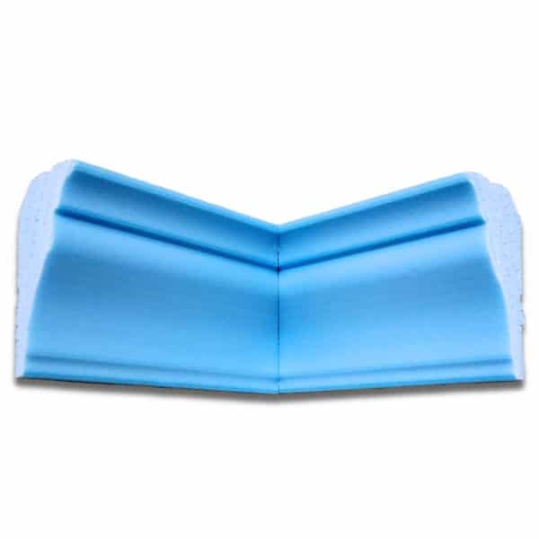 Style 6 | Flat Back | Inside Corner | Foam Crown Molding