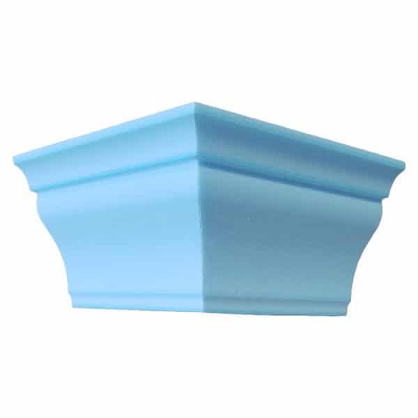 Style 6 | Flat Back | Outside Corner | Foam Crown Molding