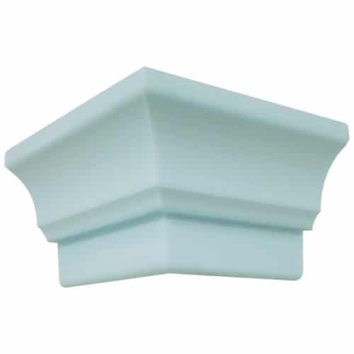Style One 3 1/2" Flat Back | Outside Corner | Foam Crown Molding