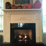 Foam Crown Molding Used on a Fireplace in a Home