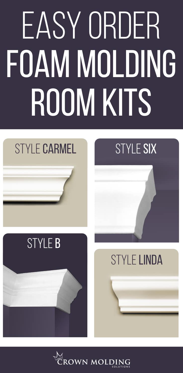 Foam Crown Molding Room Kits