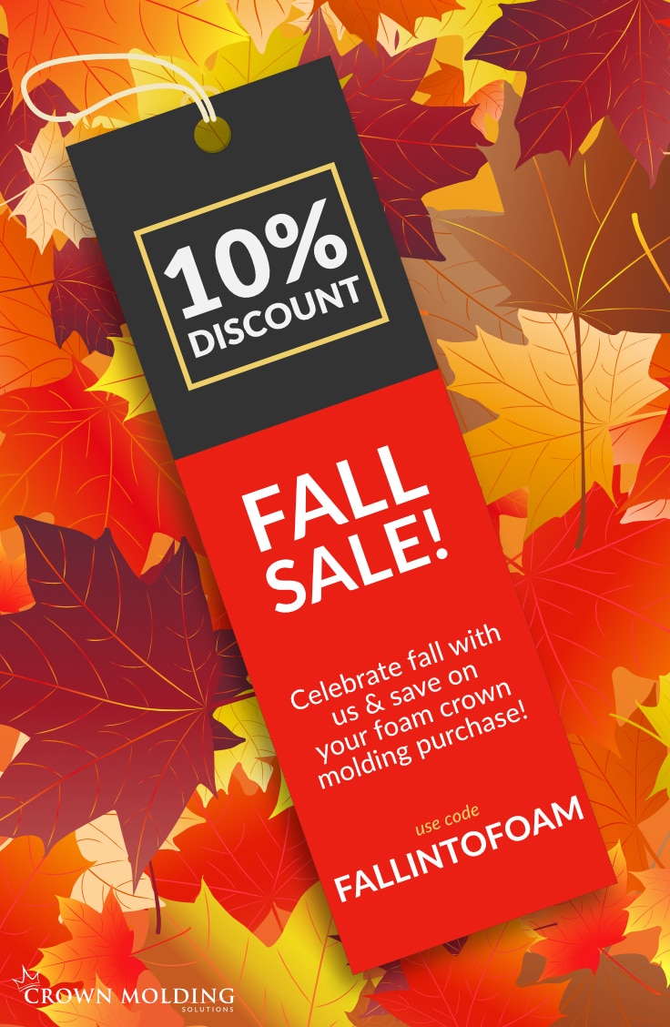 Fall Into Foam Sale - Save 10% Now!