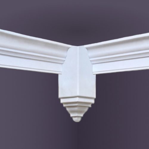 Medium Corner Blocks | Foam Crown Molding
