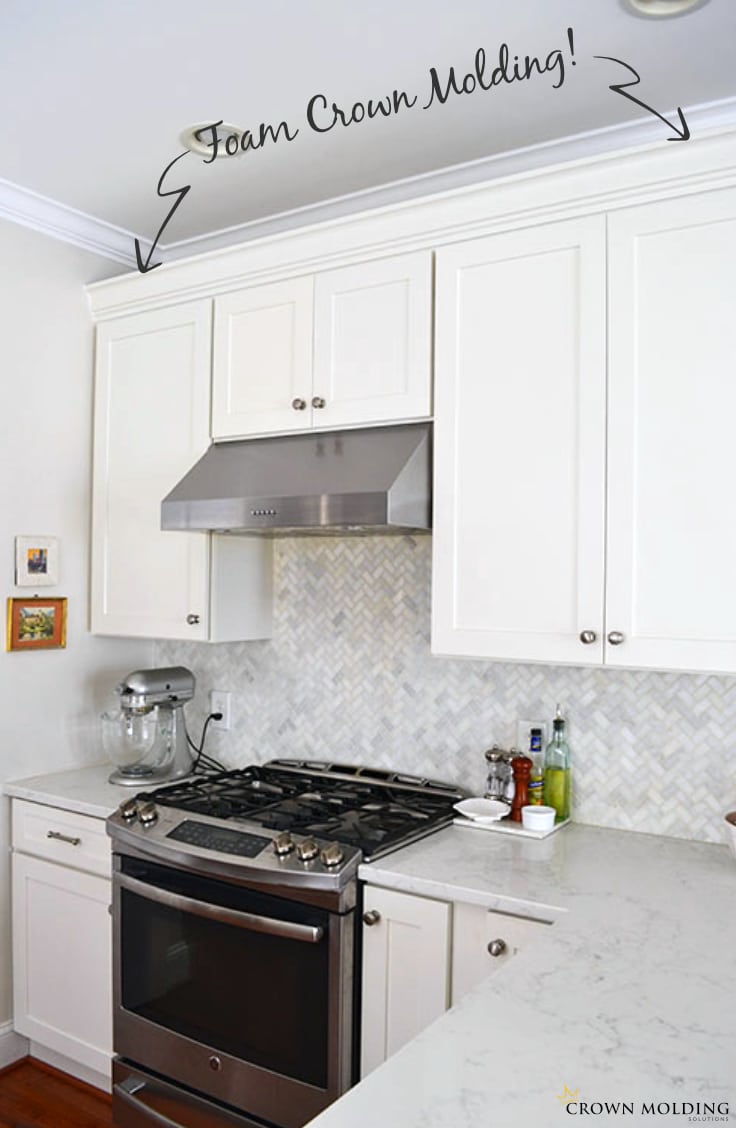 Lemon Grove Blog - Foam Crown Molding Kitchen Update