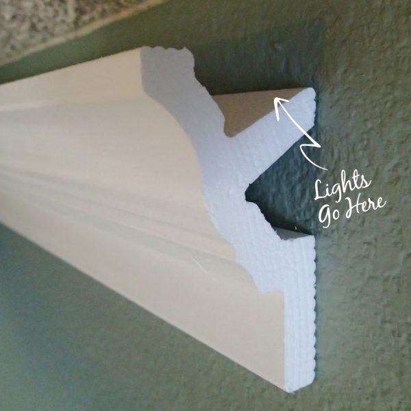 Style One 3 1/2" LED | 8" Foot Length | LED Foam Crown Molding